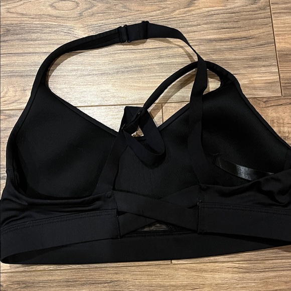 Victoria’s Secret Sport Black Mesh Racerback Sports Bra • Size M • Excellent - Picture 2 of 3